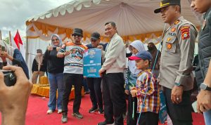 Kapolres Jeneponto AKBP Widi Setiawan menghadiri kegiatan pembukaan Lomba Pacuan Kuda Babak Kualifikasi Pra Pekan Olahraga Provinsi (Praporprov) ke XVIII Tahun 2025 yang berlangsung di Lapangan Pacuan Kuda Desa Kalimporo, Kecamatan Bangkala, Kabupaten Jeneponto, pada Sabtu (11/10/2025) sekitar pukul 11.15 Wita.