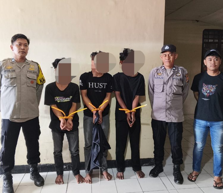 Tiga Pemuda Pelaku Penganiayaan