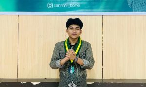 Ketua Bidang Sosial dan Politik Pengurus Cabang Serikat Mahasiswa Muslim Indonesia (SEMMI) Bone, Arly Guliling Makkasau