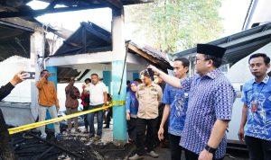 Wakil Bupati Gowa Tinjau Lokasi Kebakaran di RSUD Syekh Yusuf