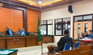 Dr. Andi Cibu saat memberikan keterangan sebagai ahli dalam sidang sengketa Tata Usaha Negara Nomor 5, 6, dan 7/G/2026/PT.TUN.MKS di Pengadilan Tinggi Tata Usaha Negara (PT TUN) Makassar