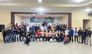 Paskah pelantikan pengurus Dewan Pengurus Komisariat (DPK) Kesatuan Pelajar Mahasiswa Indonesia (KEPMI) Bone Latenriruwa UIN Alauddin Makassar