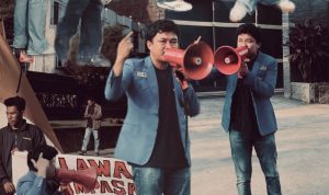 Pengurus Cabang (PC) Pergerakan Mahasiswa Islam Indonesia (PMII) Kota Makassar membawa isu tersebut ke ruang publik melalui aksi demonstrasi di depan AAS Building, Jalan Urip Sumoharjo